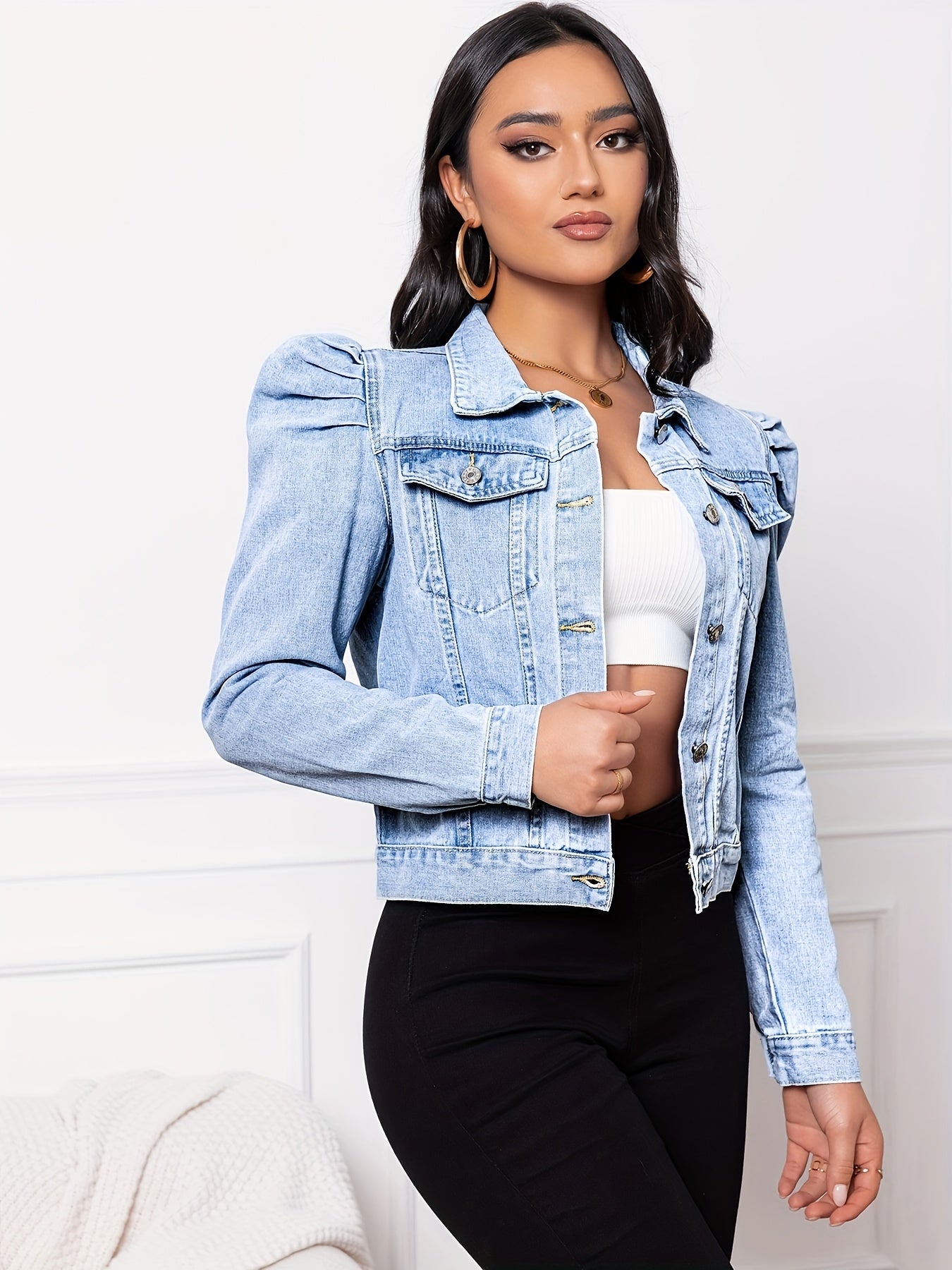 Elegante Denimjacke | Moderner Stil für Anspruchsvolle Frauen